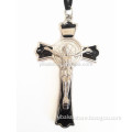 Cross crucifix pendant charm for rosary necklace